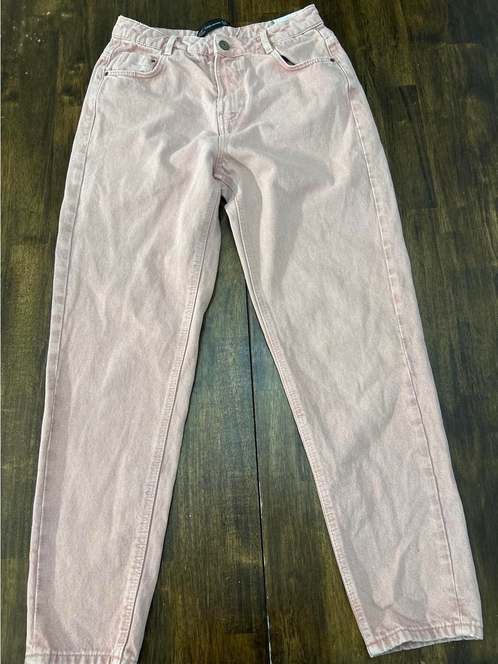 Zara Light Pink Boyfriend Jeans